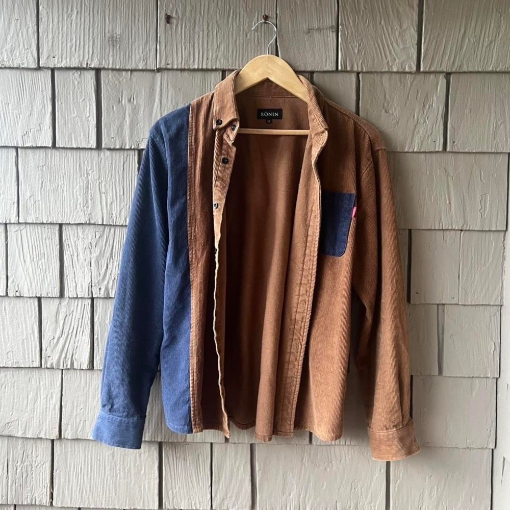 Ronin Division Corduroy Shirt - Sapphire/Bronze (M) - Picture 5 of 5